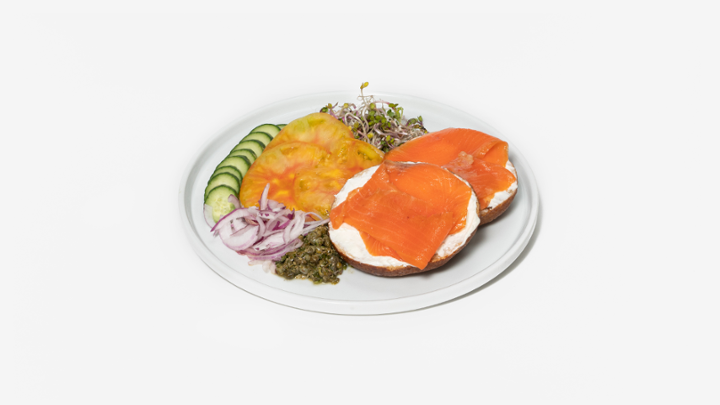 LOX PLATE with BAGEL