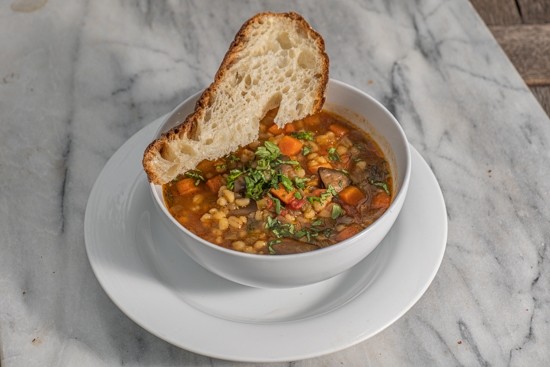 *Mushroom Barley Soup