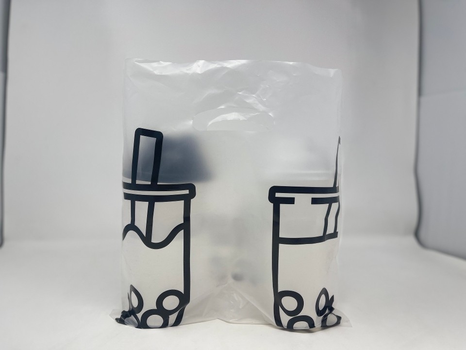 2 Cup Plastic Togo Bag/二杯袋