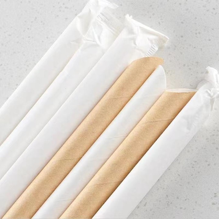 Straw 12*23Paper straws/纸吸管(含牛皮纸包装和白色纸包装)