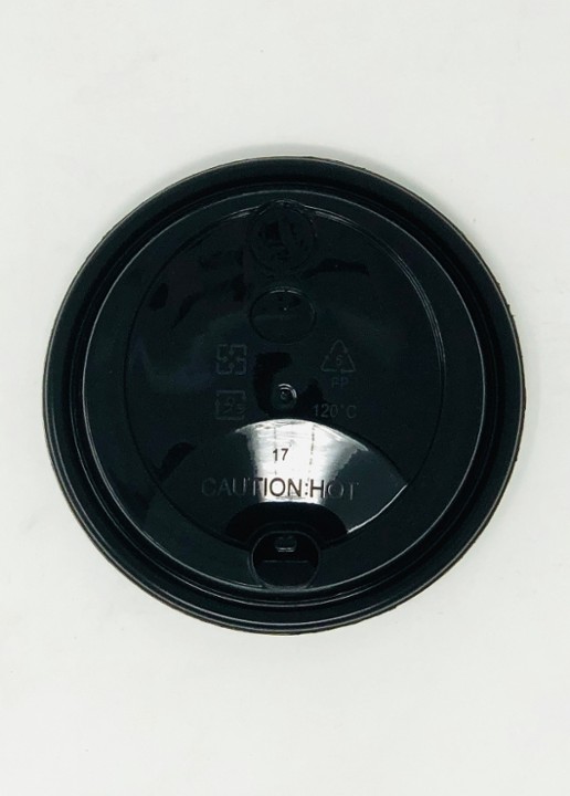 HB1094 95mm INJECTION PP LID(Black) 95毫米黑色爱心盖