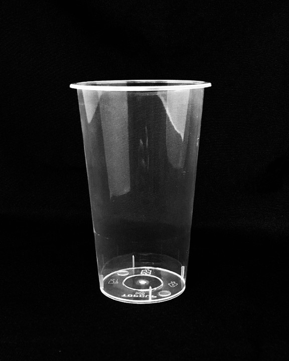 Y5078 500ml 90mm INJECTION PP CUP-Clear(plain) 500毫升90mm透明平底杯