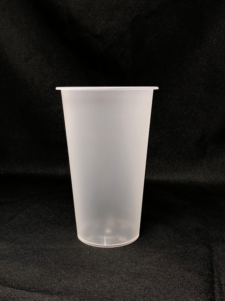 Y5079 500ml 90mm INJECTION PP CUP-Frosted(plain) 500毫升90mm磨砂平底杯
