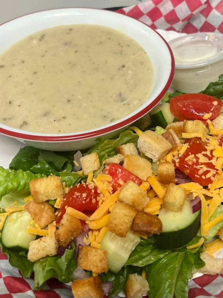 Half Salad & Soup
