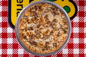 PHILLY CHEESE STEAK PIZZA