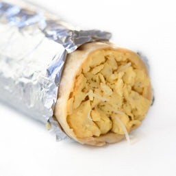 egg & cheese burrito