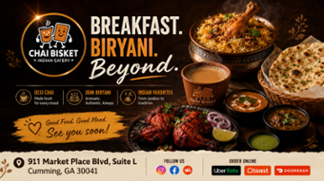 Chai Bisket Indian Eatery 911 Market place blvd, Suite L
