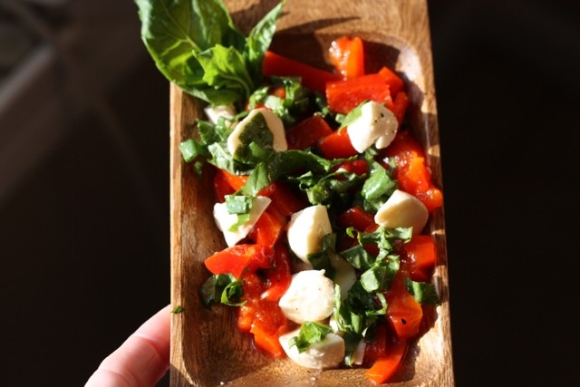 Roasted Pepper Caprese