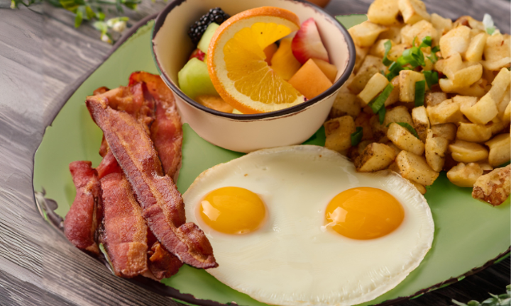 Gluten-Free Traditional Breakfast with Meat