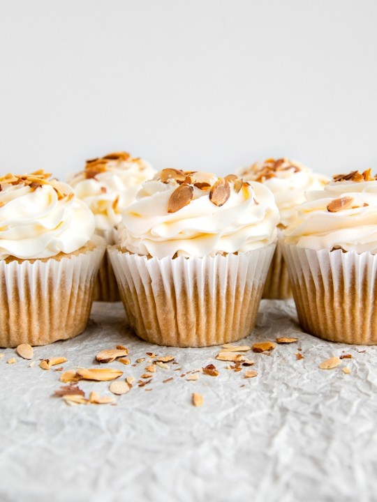 Toasted Almond Cupcake