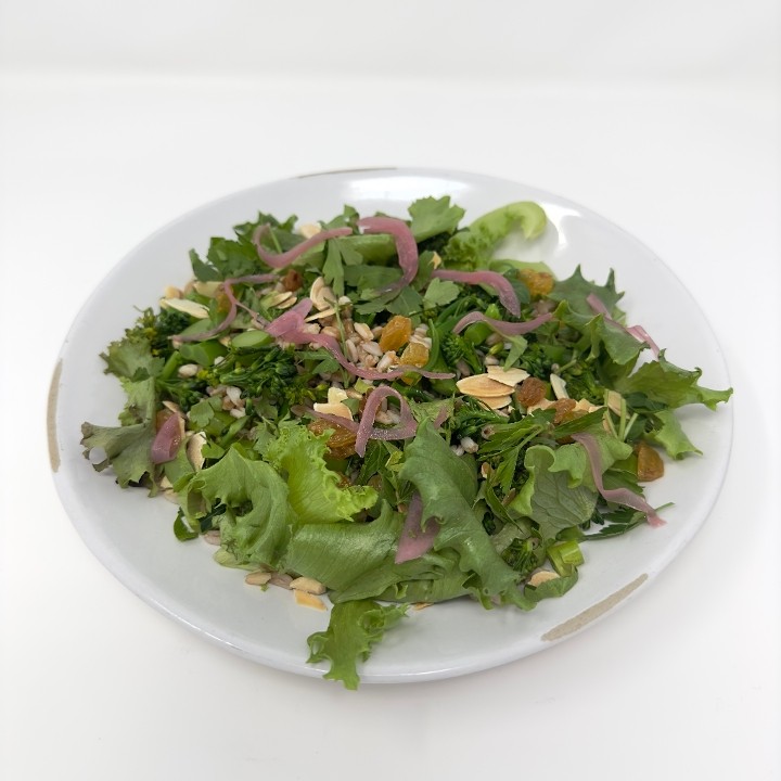 Farro Broccoli Almond Salad
