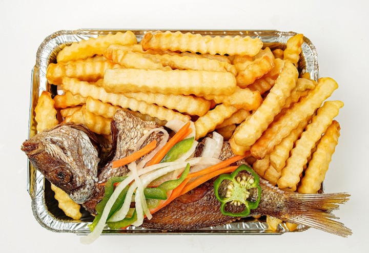 Escovitch Fish with French Fries