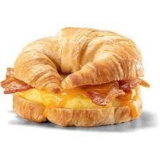 Bacon, Egg & Cheese on Croissant