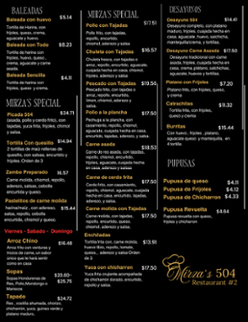 Mirzas 504 restaurant 6320 W 38th st