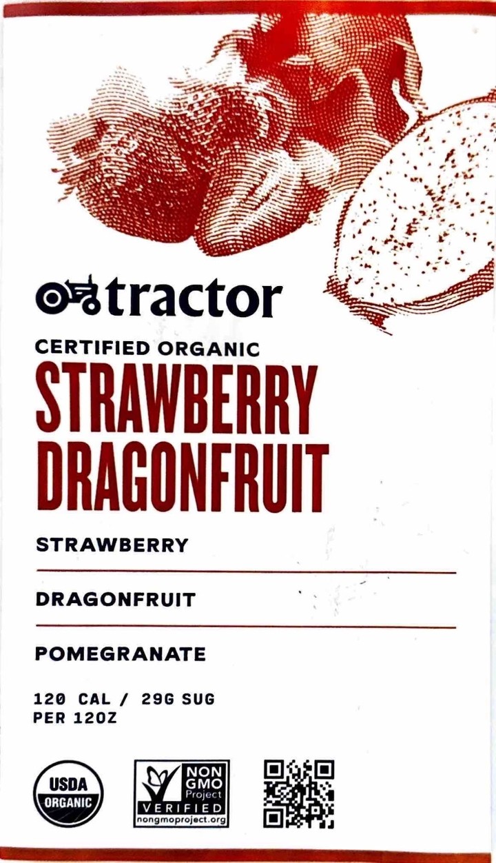strawberry dragonfruit Bubbler Drink -  Large Cup