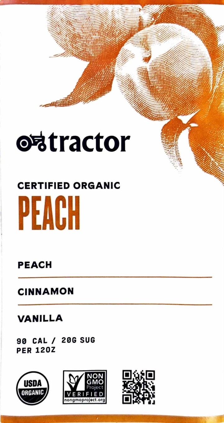 Peach Bubbler Drink -  Large Cup