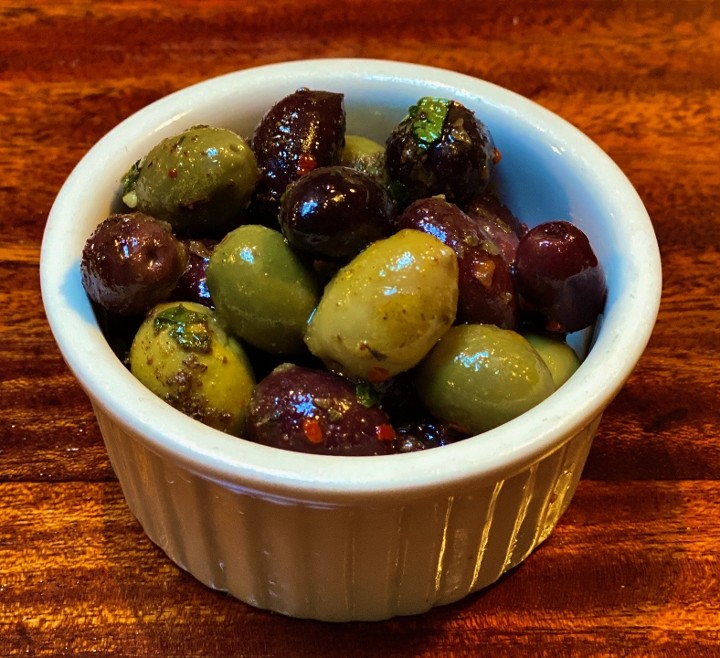Olives w/ Sesame Za'atar