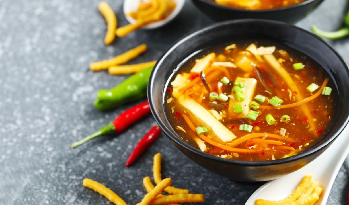 Hot and Sour Soup w/Chicken