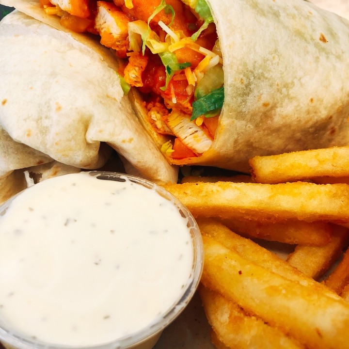 Crispy Buffalo Chicken Wrap