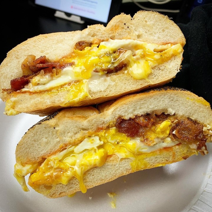 Bacon, Egg & Cheese on a Roll