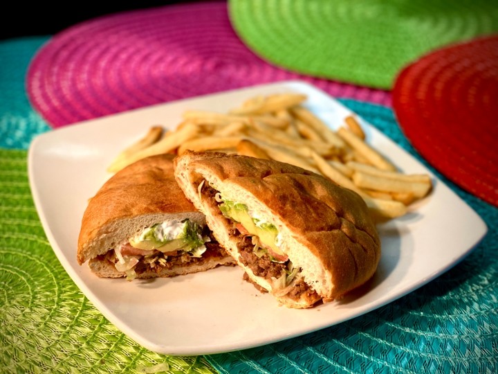 Carnitas Pork Torta Meal