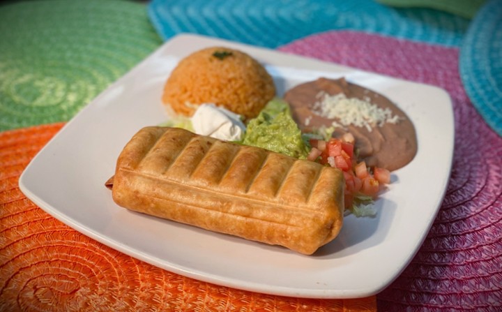 Steak Chimichanga Dinner