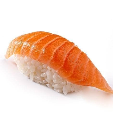 Smoked salmon nigiri