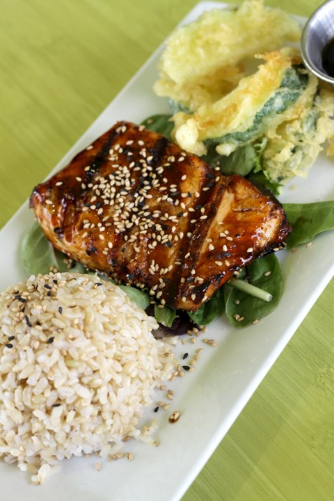 Grilled Salmon Plate