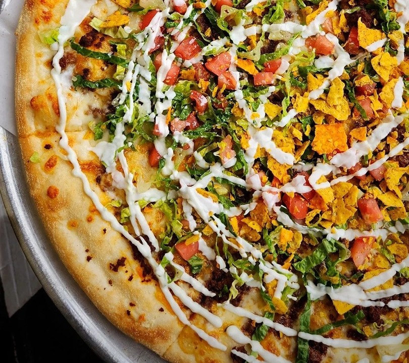 Small Dirty Taco Pizza