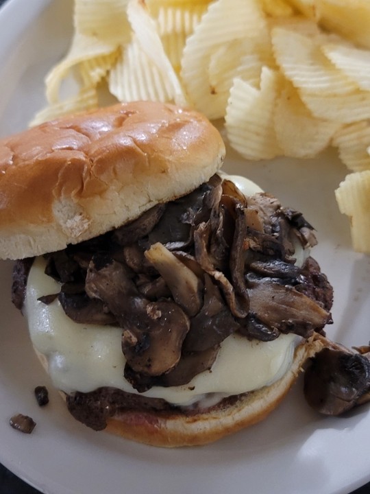 Mushroom Swiss Burger