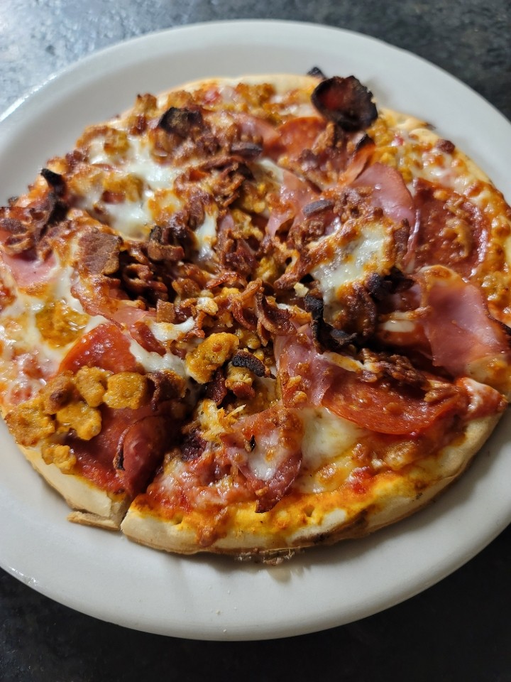 7"  Meat Lovers Pizza
