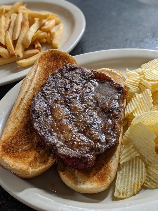 Open-Faced Ribeye Steak Sandwich