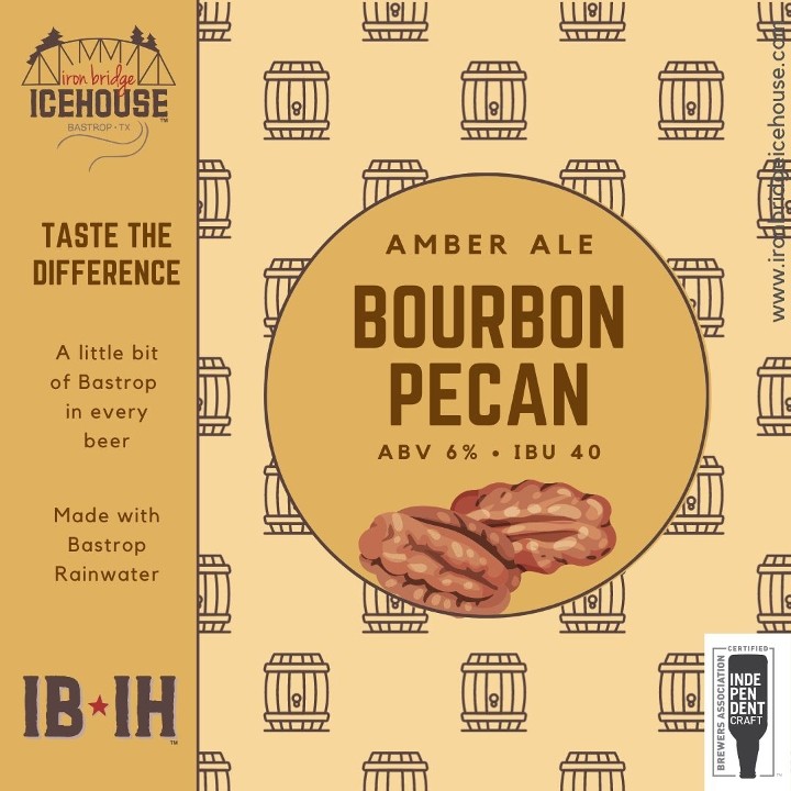 Bourbon Pecan Amber Ale - IB*IH - 9