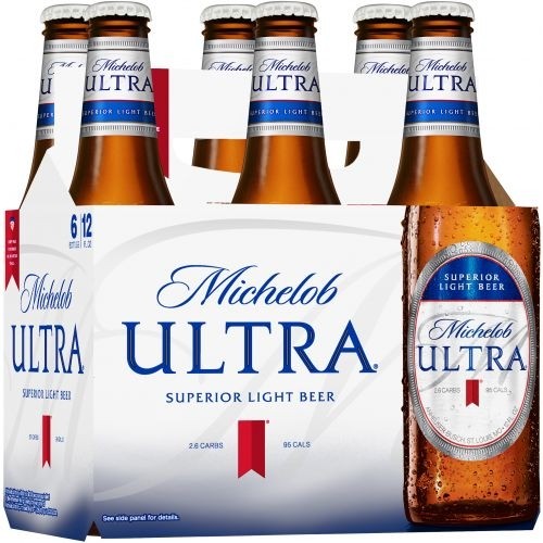 Michelob Ultra, 12 oz beer (4.2%)