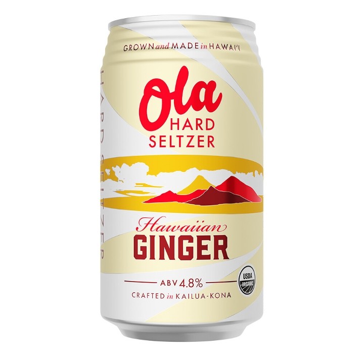 Ola Brew Hawaiian Ginger Seltzer