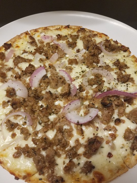 White Garlic Pizza