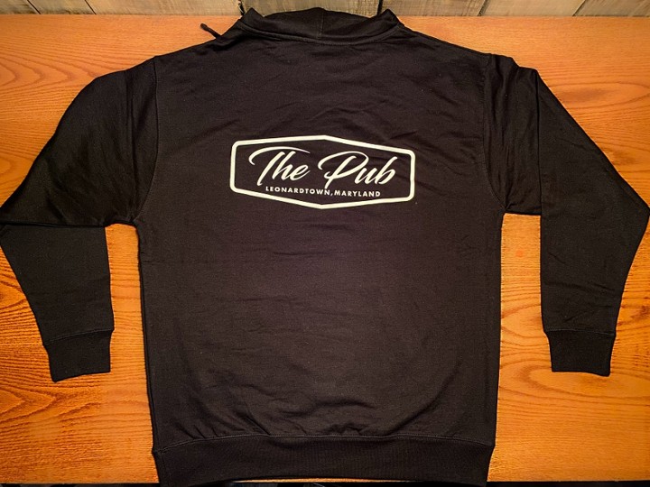 The Pub Script Hoodie Black