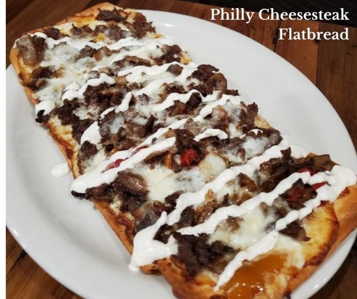 Philly Steak and Cheese Flatbread