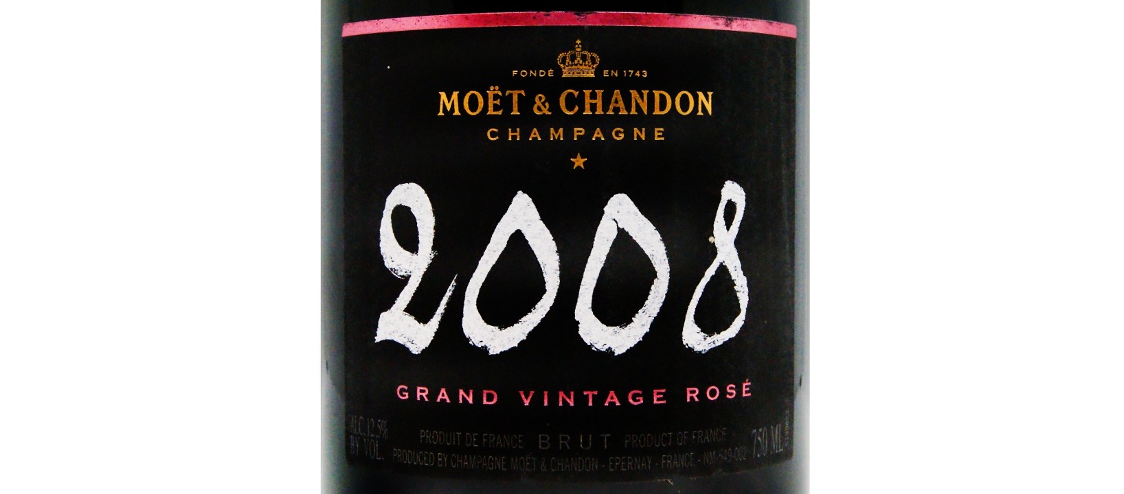 Moet Chandon Brut Rose Champagne 2008