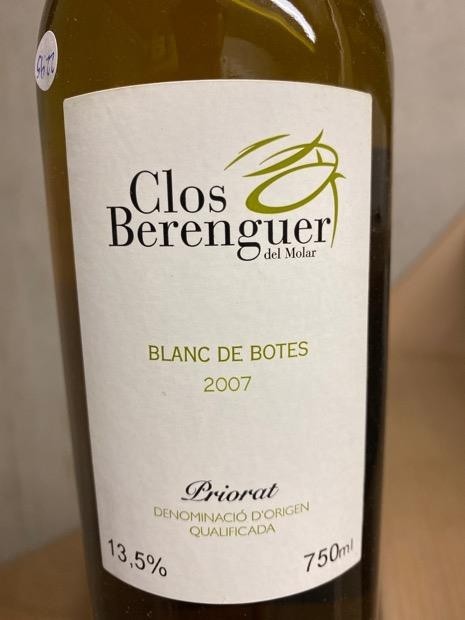 Clos Berenguer 'Blanc de Botes'