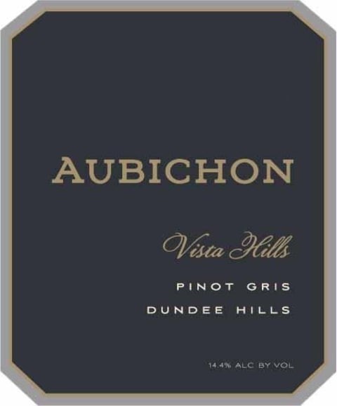 Aubichon Cellars Reserve Pinot Gris 2015