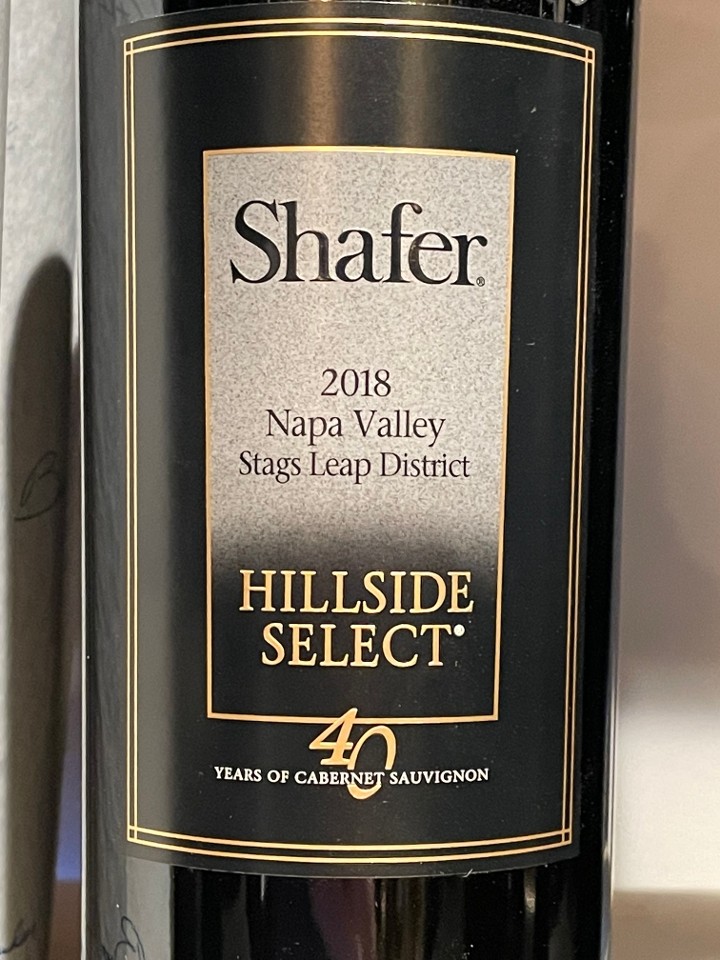 Shafer "Hillside Select" Cabernet 2018