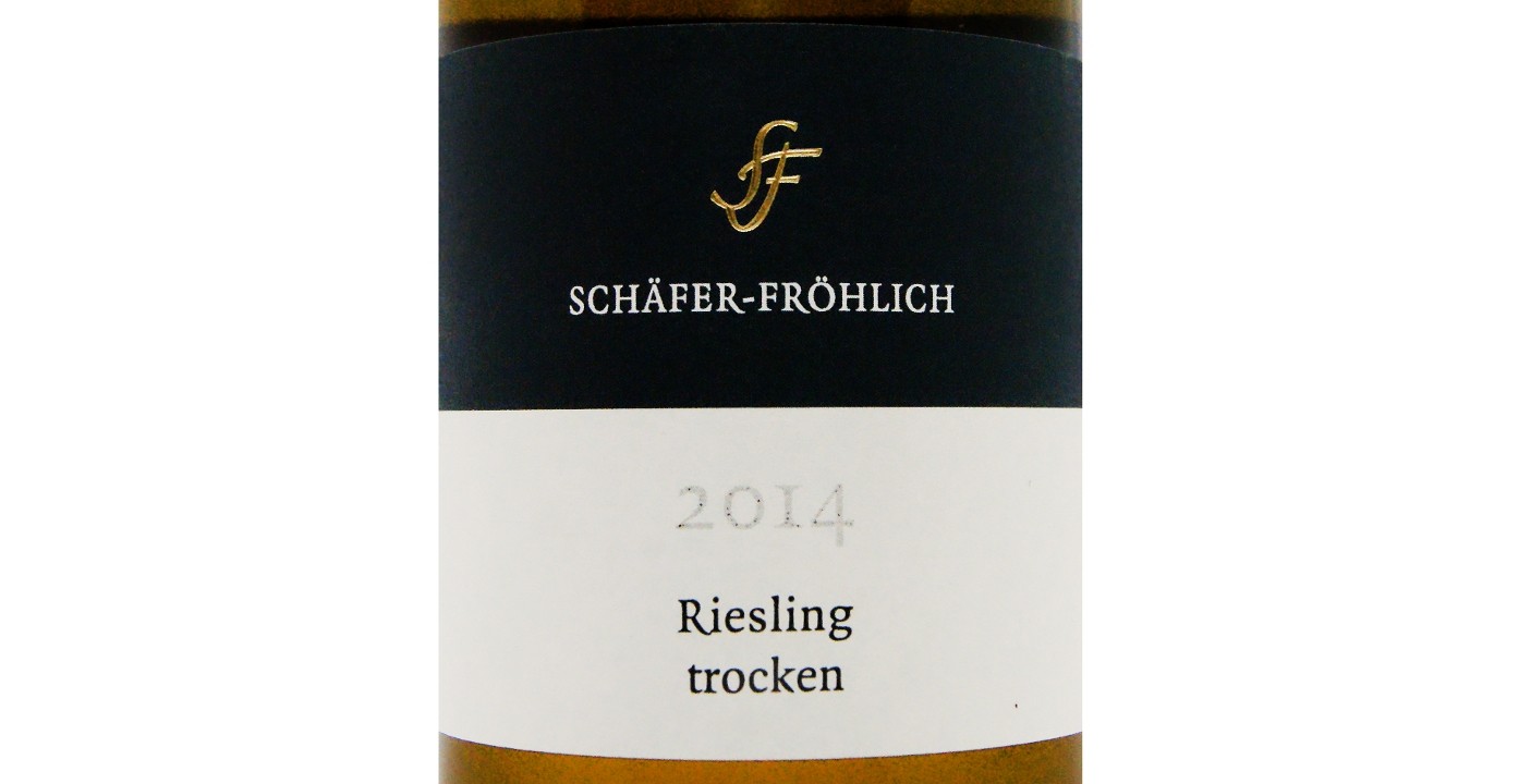 Schafer Frohlich Estate Dry Riesling  2014