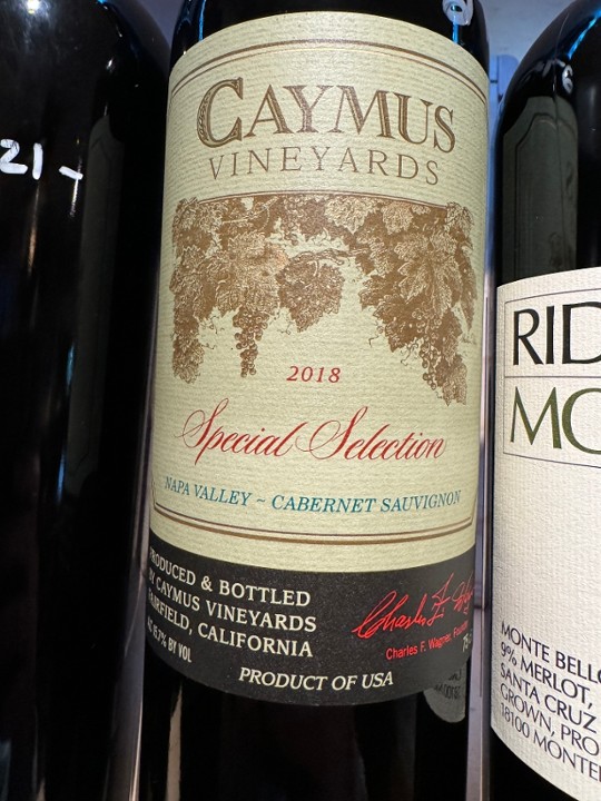 Caymus Special Selection 2018