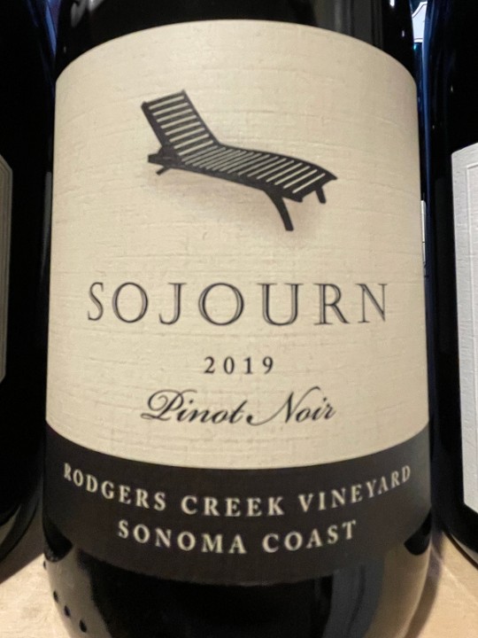 Sojourn Cellars "Rodgers Creek" Pinot Noir 2019