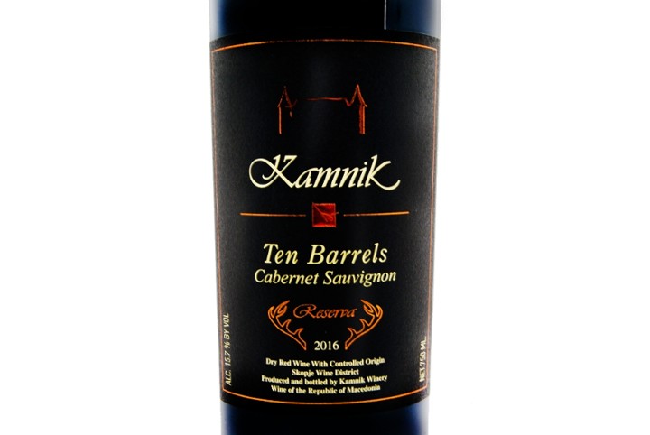Kamnik '10 Barrels' Reserve Cabernet Sauvignon 2016