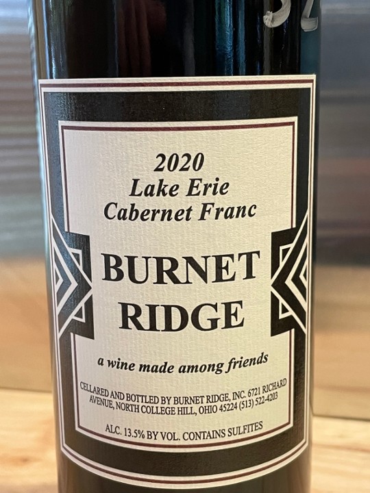 Burnet Ridge Cab Franc 2020
