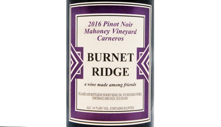 Burnet Ridge 'Mahoney Vineyard' Pinot Noir 2016