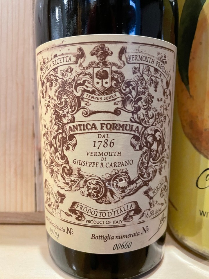 Carpano Antica Formula Sweet Vermouth 375 ml