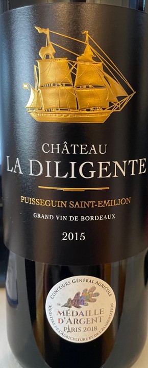 Ch. La Diligente Puisseguin St. Emilion 2015